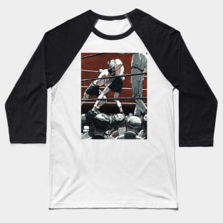 Vintage Sports Boxing, Boxers Fight in the Ring Baseball T-Shirt